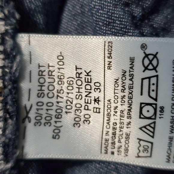 Gap Denim Jeans Womens Size 10 Short 10S Size 30 Blue Jegging High Rise … - Picture 14 of 14